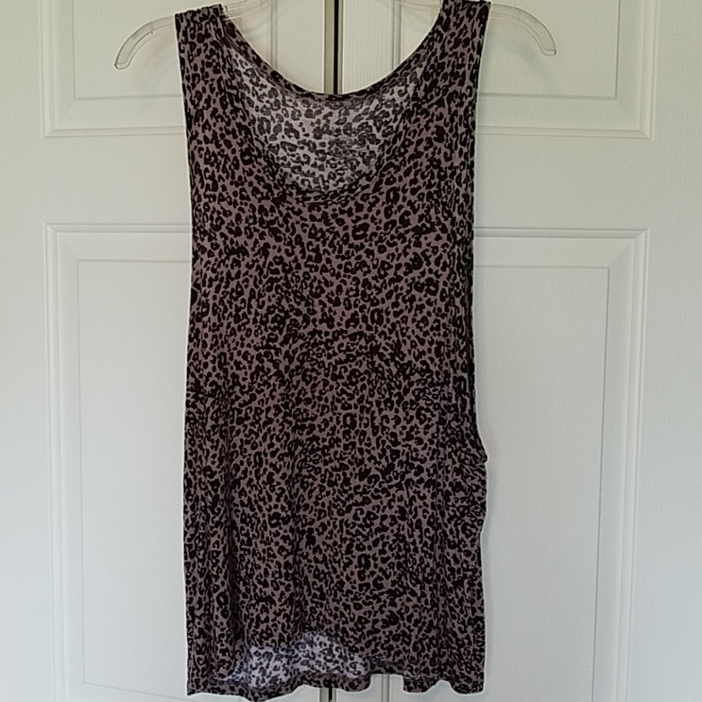 Leopard Print Flowy Tank